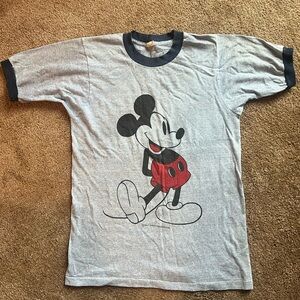Disney Vintage Blue Mickey Mouse Tee